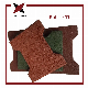  Factory Customized Anti-Slip Interlocking Outdoor Walkway/Park /Yard Floor/Garden/Playground Bone Rubber Flooring Tiles
