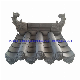 Chinese Traditional Style Temple House Building Black Grey Green Color Synthetic Resin Roofing Tile manufacturer