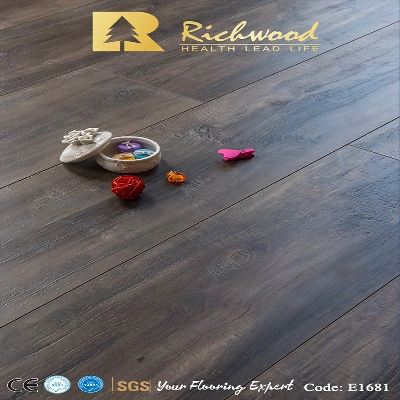 12.3mm HDF AC3 Embossed Cherry Waterproof Vinyl Laminate Laminated Wood Flooring