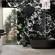 New Design 3600*1200 Extra Glossy Large Black and White Marble Porcelain Wall Tiles