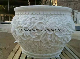 Hand Carved White Marble/Granite Flower Pots for Garden&Yard manufacturer