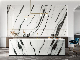 Luxury Panda White Marble Bookmatched Kitchen Wall Panel/Tiles Flooring Stone Staircase manufacturer
