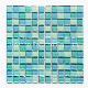  Square Shape Mix Blue Green Swimming Pool Mosaic Tile Crystal Sample Customization