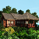 Single Floor Leisure Wooden Villa House