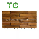  Factory Price Interlock Engineered Flooring 600X 300 mm Wood Deck Tiles Balcony Decking Tiles