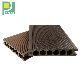 Outside Backyard Rectangle HDPE Bamboo Plastic WPC Coextruded No Gap Decking Floor manufacturer
