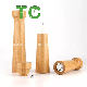 Customized Bamboo Pepper Grinder Pepper Mill Spicy Grinder Manual Wooden Rotor with Adjustable Coarseness manufacturer