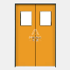 Fire Proof Construction Material Clean Room Door of Steel Door Aluminum Profile Door for Hospital