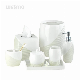 Metallic Paint Porcelain Bathroom Set