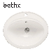  Popular Design Bathroom Ceramic Wash Hand Basin (PL-4203)