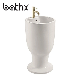  Popular Design for Bathroom Ceramic One Piece Basin with Pedestal (PL-2483)
