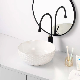 Small White Table Top Ceramic Bathroom Container Sink Vanity Wash Basin Cabinet