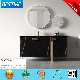  1500mm Modern Design Mirror Double Above Table Ceramic Basin Plywood Cabinet (by-X7279-150)