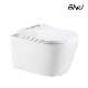  Bl-104n-Wht Watermark Certificate Rimless Flush Wall-Hung Sanitary Wares Bathroom Toilet Products
