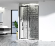 Bathroom Sliding Shower Door Between Two Walls Black Finish 1500X1950mm Sanitary Ware Products