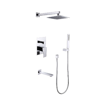 Wall Mounting Brass Shower Diverter Mixer Sanitary Ware Shower Set (Hz25 4705/4705MB)