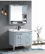 Modern Cheap Price Furniture Material Sanitary Ware with LED Mirror Bathroom PVC Cabinet