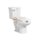  Ceramic Siphonic Two-Piece Toilet for Southeast Asia Market Bathroom Sanitaryware