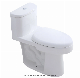 Ortonbath Compact Modern Design One Piece Dual Flush Water Closets with Soft Closing Toilet Seat