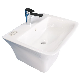 Sairi Bathroom Hand Wash Sink Ceramic One Piece Wall Hung Basin manufacturer