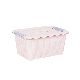  Hollow Household Plastic Storage Box with Lid for Cloth Sundries