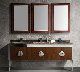 Three Sinks Hotel Washroom furniture Bathroom Cabinet Sanitary Ware for Big Housezf -Bc-015