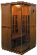  2023 Best Selling Hemlock Solid Wood Sauna Room for 2 People Dry Steam Sauna