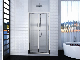 Factory Direct Sale Stainless Steel Bathroom Enclosure Walk in Tempered Glass Shower Room