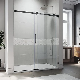 High Quality Custom Bathroom Walk-in Aluminum Alloy Frame Glass Shower Door manufacturer