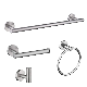  Top Fashion Hotel Washroom Wall Hung Mounted Decorations Bathroom Accessories 6 Pieces Set