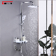  Sanipro Modern Sanitary Wares Luxury European Brass Chrome Bathroom 4 Function Hot and Cold System Shower Set