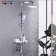 Sanipro Modern Sanitary Wares Luxury European Brass Chrome Bathroom 4 Function Hot and Cold System Shower Set