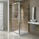 High Standard Individual Aluminium Profile Hinged Design Glass Shower Cabin