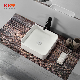  Sanitary Ware Solid Surface Resin Stone Lavatorio