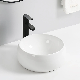 New Arrival Ceramic Sanitary Ware Basin Luxury Bathroom Vessel Sinks Bowl Porcelain Ceramic Wash Art White Basin