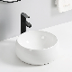 New Arrival Ceramic Sanitary Ware Basin Luxury Bathroom Vessel Sinks Bowl Porcelain Ceramic Wash Art White Basin manufacturer