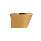 Wholesale Ceramic Bathroom Sanitaryware Luxury Gold Back to Wall Bidet manufacturer