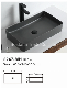  Chaozhou Factory Sanitary Ware Bathroom Matt Grey Art Wash Basin