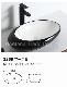 Sanitary Ware Hot Selling Bathroom Glossy Black&White Art Basin manufacturer