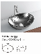 Chaozhou Factory Sanitary Ware Luxury Electroplating Silver Art Wash Basin manufacturer