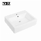  Bathroom Sink Ceramic China Manufacturer White Bathroom Vessel Vanity Above Counter Basin