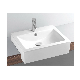 New Texture Design Surface Eco-Friendly Ceramic Material Shampoo Semi Counter Wash Basin Bathroom manufacturer