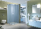 Stain Silver Telescopic Frame Shower Rooms Corner Sliding Shower Door Sanitary Ware