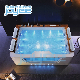 Joyee Clear Glass Fiber Acrylic Bathroom Whirlpool SPA Jacuzzy Corner Bathtubs with Air Bubble