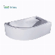  Bathroom Acrylic 54 Inch Soaking Corner Sector Bath Tub Unit