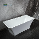 1400 mm Chinese Portable Freestanding Acrylic Square Bath Tub manufacturer