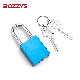  Safety Aluminum Padlock with Steel Shackle for Industrial Lockout-Tagout