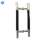 Leather Wrap H Stainless Steel Glass Wooden Door Handle Pull manufacturer