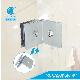  Keyi Metal Kb-03h Bathroom Glass Door Accessories 90-Degree Single-Side Stainless Steel Glass Partition Brace