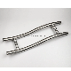  High Quality Roung 304 Stainless Steel Polished Double Side Pull Handle, 